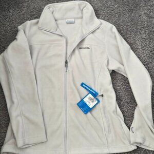 Women's Columbia Fleece Jacket - Light Gray